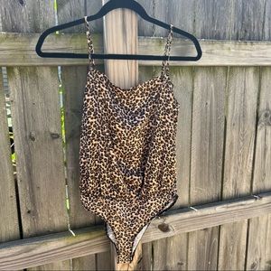 ⭐️ satin leopard bodysuit